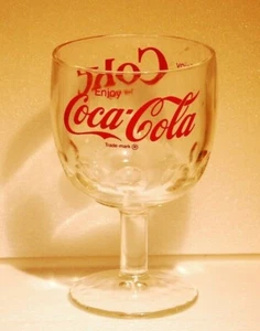 Vaso de copa con tallo de boca ancha de Coca Cola - Imagen 1 de 1