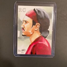 Corbin Carroll Arizona Diamondbacks 1/1 original art drawn sketch card aceo rc