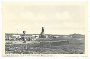 VAL d' OR / BOURLAMAQUE QUEBEC Postcard Simga Gold Mines Pub. PECO Unused - Bild 1 von 2