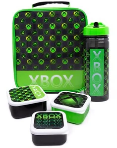 Bolsa de almuerzo Xbox 5 piezas para niños bolsa controladora botella de agua bocadillos talla única - Imagen 1 de 8