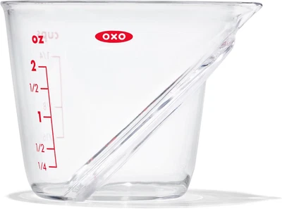 OXO Good Grips Mini Angled Measuring Cup Kitchen Baking Liquid Measure Too - Image 1 of 4