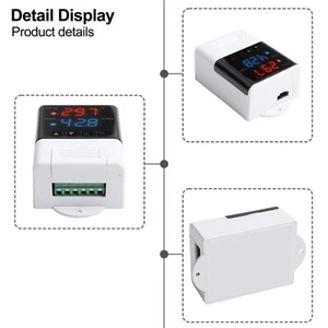 Hygro Thermostat with Simultaneous Temperature and Humidity Display DTC3200 - Picture 1 of 12