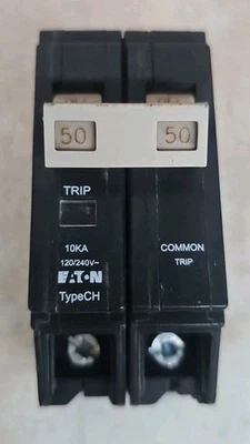 Eaton NTO CHF250 Circuit Breaker, 50A, 2P, 120/240 V SEE PICS - Image 1 of 4