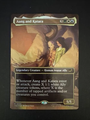 Aang and Katara (Borderless) Avatar: The Last Airbender: Eternal-Legal Foil - Image 1 of 2