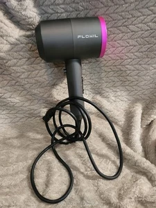 Flomil Pro+ 1875W Professional Temperature Control Hair Dryer Black Pink - Picture 1 of 5