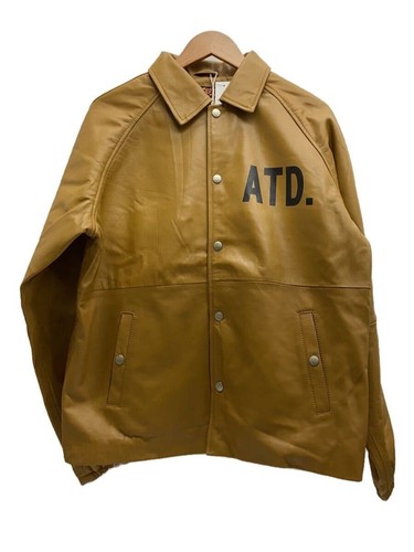 NESSUN NOME! Altro B LEATHER COACH JACKET Blouson M stampa cammello