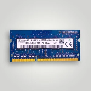 SK HYNIX HMT451S6BFR8A-PB 4GB DDR3-1600 SODIMM PC3L-12800S-11-13-B4 LAPTOP RAM - Picture 1 of 1