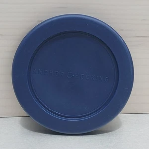 Tapa de plástico de repuesto para tazón pequeño Anchor Hocking 3 3/4" azul marino - Imagen 1 de 6