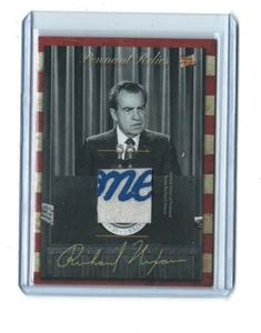 2018 The Bar Pieces of Past Hybrid Edition Pennant Relic Richard Nixon #PNRH-RN - Picture 1 of 2