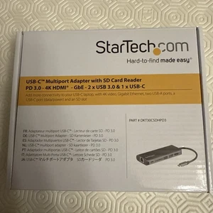 StarTech.com USB C Multiport Adapter - USB-C Hub Travel Dock - 4K HDMI, USB 3.0 - Picture 1 of 3