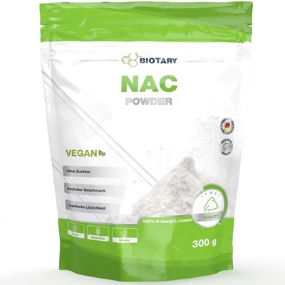 NAC Pulver | 300 g pro Beutel | 12 Monatsvorrat | Messlöffel | N-Acetyl L-Cystei - Bild 1 von 4