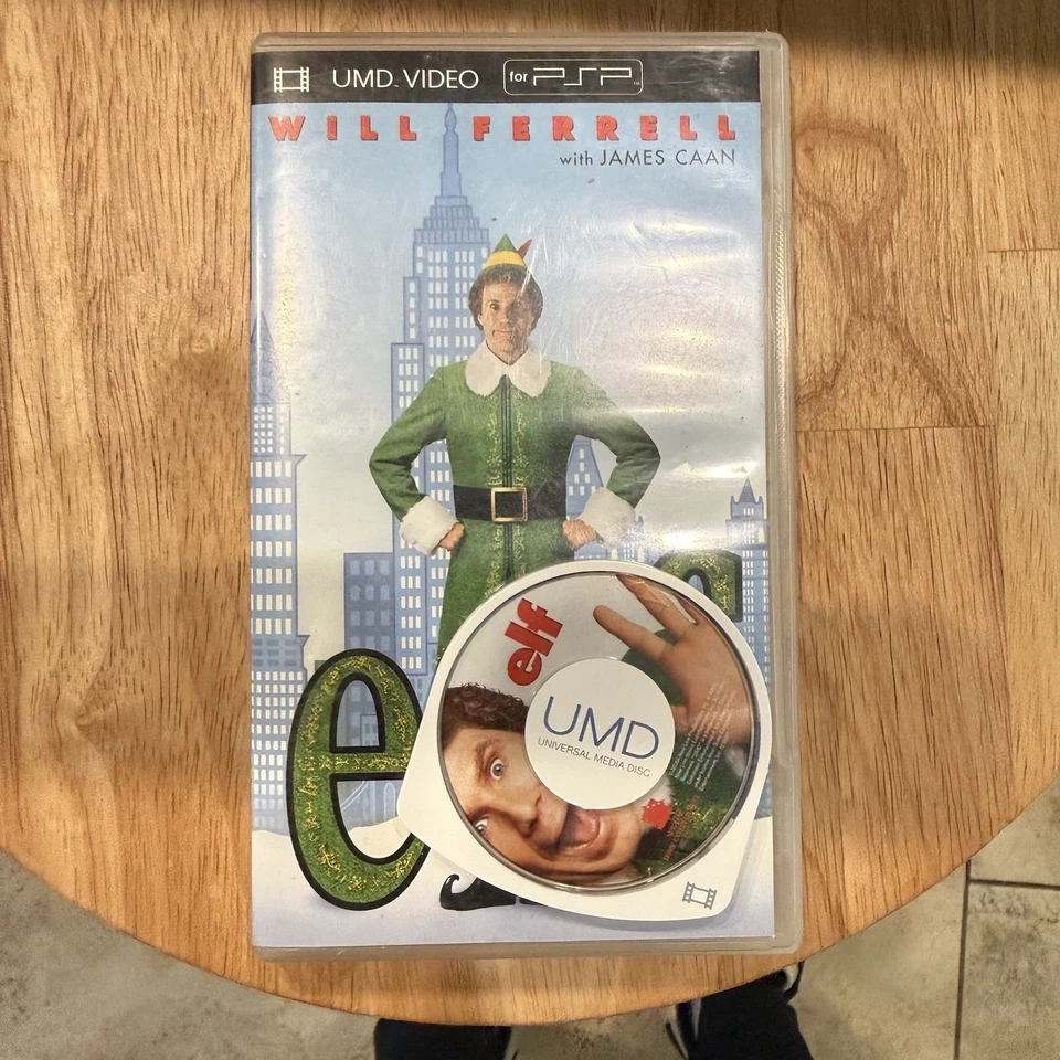 Elf Sony PSP UMD 2003 Movie  Will Ferrell James Caan with Extra Bonus Features Foto 1 de 1