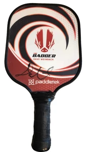 Paddletek Signed Dave Weinbach Edition Tempest Pickleball Paddle The Badger - Picture 1 of 4