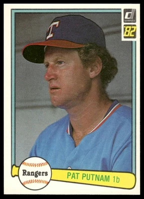 1982 Donruss #520 Pat Putnam Texas Rangers - Image 1 of 2