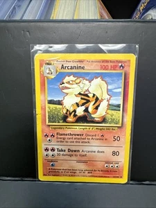 Pokémon TCG 1999 Base Set - Arcanine 23/102 HP - Picture 1 of 12