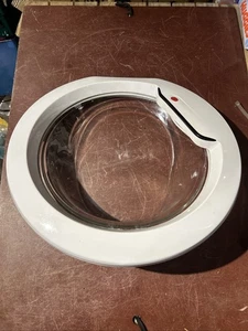 Hoover DXC59W3/1-80 Washing Machine - Door Complete With Handle And Hinge - Picture 1 of 6