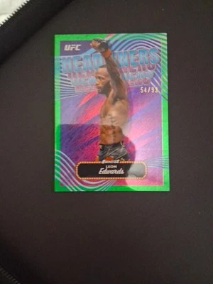 Topps Finest LEON EDWARDS 54/93  HEADLINERS #HDL-4 - Image 1 of 2