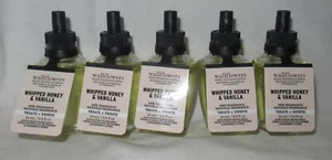 Bath & Body Works Wallflower Refill Bulb Lot Set of 5 WHIPPED HONEY & VANILLA - Picture 1 of 4