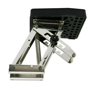 Soporte de motor fueraborda para barco de acero inoxidable 20 hp pateador UP arrastre auxiliar - Imagen 1 de 8