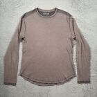 Reclaim Thermal Shirt Men L Brown Adult Long Sleeve Comfort