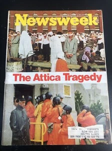 September 27 1971 Newsweek Magazine The Attica Tragedy Vintage - Picture 1 of 3