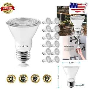 Long-Lasting 12 Pack LED Spotlight Bulbs, 500 Lumens, E26 Base for Versatile Use - Picture 1 of 8