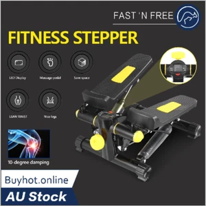 Mini Stepper Cardio Exercise Home Workout Calves Trainer Fitness Thigh Gym Rope - Picture 1 of 12