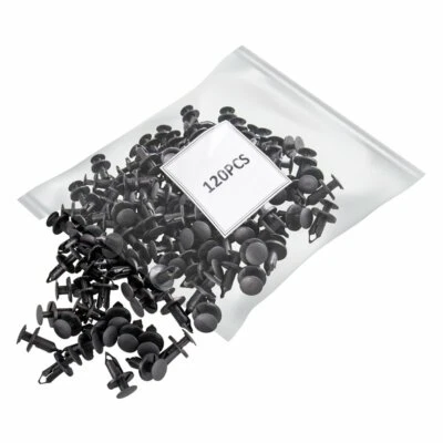 120 un. 8 mm agujero plástico remaches sujetador empuje clips retenedor para guardabarros automático de coche Foto 1 de 4