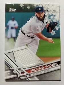 2017 Topps WalMart Holiday Mega Box Relic Michael Fulmer Detroit Tigers - Picture 1 of 2