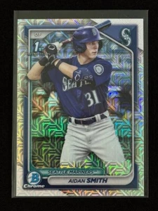 2024 Bowman - Chrome Prospects Aidan Smith #BCP-45 Mojo Refractor (RC) - Picture 1 of 4