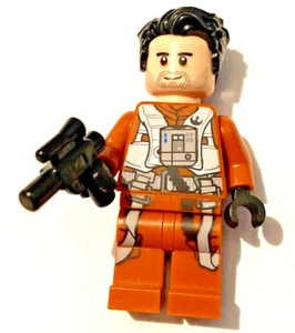 LEGO Star Wars Poe Dameron Pilot Jumpsuit Blaster sw0931 Minifigure 75273 [New] - Picture 1 of 2