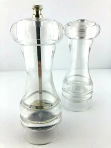 Lucite Salt and Pepper Grinders - Picture 1 of 4