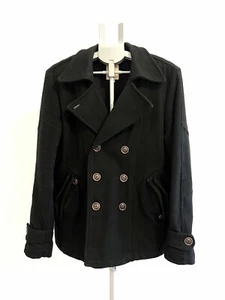 Diesel Men's Designer Peacoat Black - Picture 1 of 12
