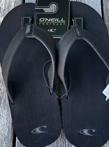 O'Neill Surf Co. EXPEDITION NERO sandali infradito uomo taglia 12 nuovi con etichette - Foto 1 di 2