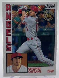 Shohei Ohtani 2019 Topps Update Silver Pack Chrome Mojo Anniversary Refractor - Picture 1 of 2