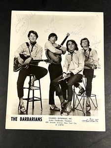 The Barbarians Hand Signed 8x10 Photo Rock Band - Picture 1 of 2