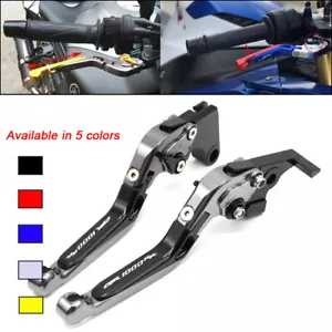 5 Colors Adjustable Folding Brake Clutch Levers For Honda CBR1000RR 2004-2021 - Foto 1 di 37