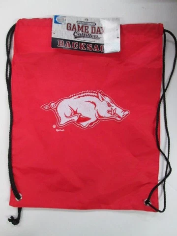 Arkansas Razorbacks backsack backpack BRAND NEW! Cover