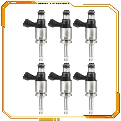 Set of 6 Fuel Injectors For 2016-2019 Toyota Tacoma / Highlander Sienna 3.5L Foto 1 de 4