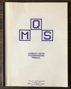 Quality Micro Systems - Magnum-3270 Programmierer Handbuch: Printronix Drucker - Bild 1 von 5