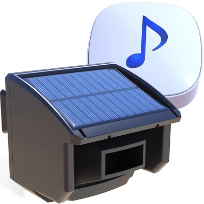 Htzsafe 1/4 Mile Solar Wireless Driveway Alarm System  - image 1 of 4