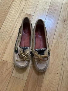 Sperry Top-Sider Womens Multicolor Leather Textile Boat Shoes Sz US 7m - Picture 1 of 7