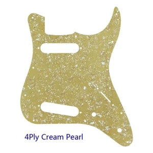 For Fender Squier 3/4 Size Electric Guitar Kids Mini Strat Pickguard,Cream Pearl - Picture 1 of 1