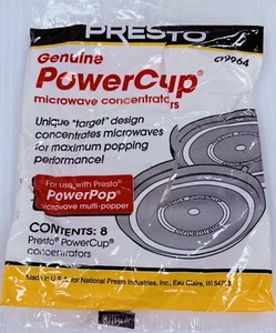 Presto Genuine Power Cup Microwave Concentrators Open Pack of 6 count -  #09964 - Picture 1 of 3