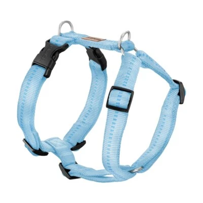 KOCH Premium Hundegeschirr 5fach verstellbar Hellblau L Gurtbreite 25mm Kennfäde - Bild 1 von 4