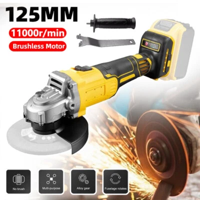 125mm Winkelschleifer Akku Trennschleifer Schleifmaschine Flex Für Dewalt 18-21V - Bild 1 von 4