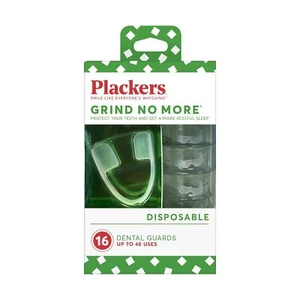 Plackers Grind No More Dental Night Guard for Teeth Grinding 16count Comfortable - Picture 1 of 6