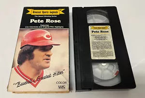 Pete Rose (VHS, 1985) Collectors Series - Greatest Sports Legend Vintage - Picture 1 of 2