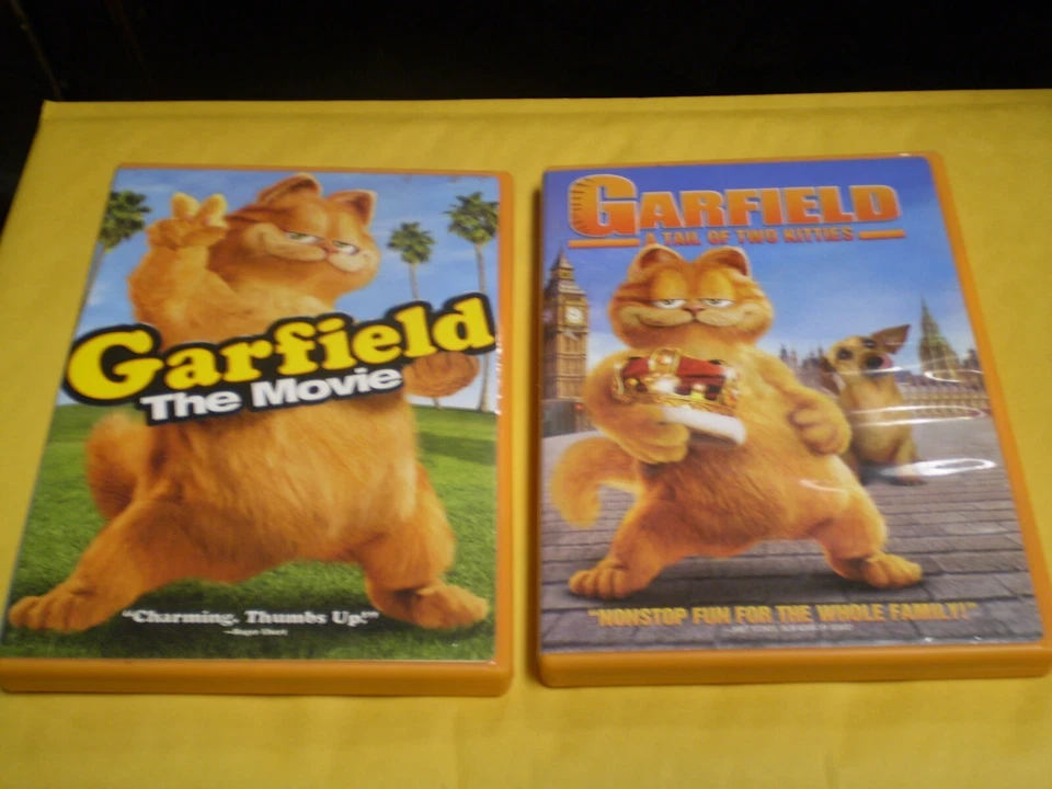 (2) Garfield DVD Lot: Garfield & A Tail of Two Kitties   Bill Murray Foto 1 de 1