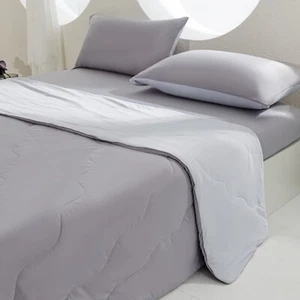 Dual-Side Cooling Comforter Lightweight Summer Quilt for Hot Sleeper Night Sweat - Picture 1 of 34